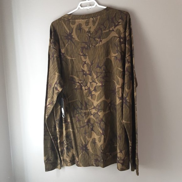 Volcom Punch Dagger Crew Long Sleeve Shirt Army New! Size XL - Picture 8 of 15